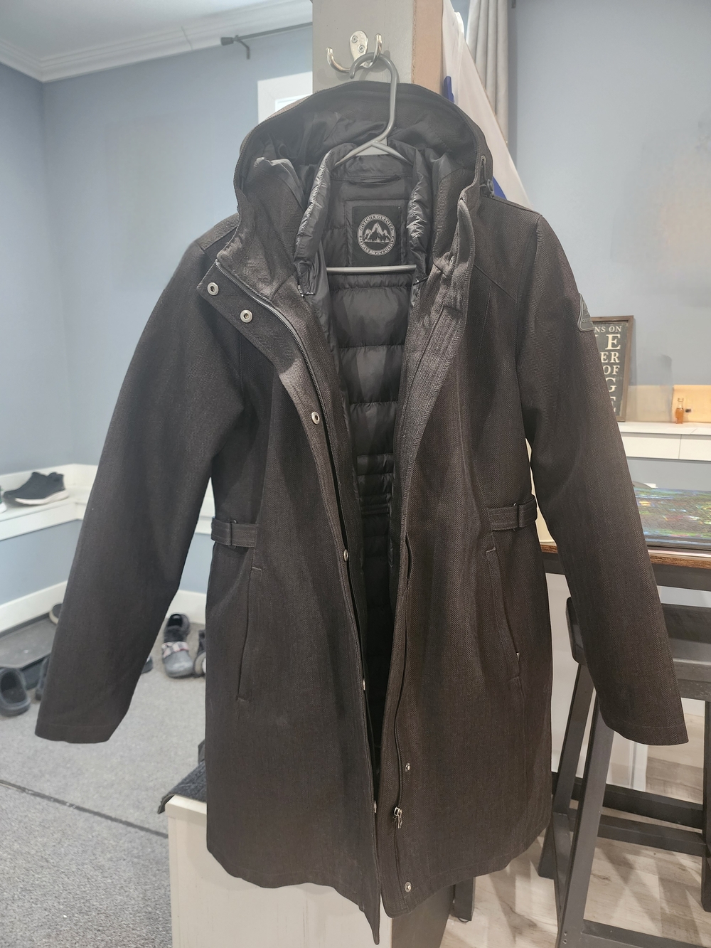 “Black 3-in-1 Gotcha Glacier coat